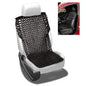 Zento Deals Bead Seat Cover Black Royal Wood Massage Cool Premium Comfort Cushion- Reduces Fatigue the Car or Truck or Your Office Chair