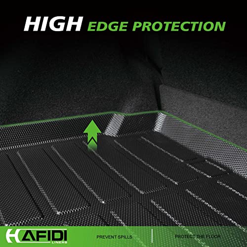 HAFIDI® Floor Mats & Cargo Liner Set Fit for 2024 2025 2026 Kia EV9 6 Seats（Not Fit Relaxation Chairs） All Weather Protection TPE Anti-Slip Automotive Full Set Floor Liners Custom Accessories - Black - style: 1) For EV9 6 Seats 2024 2025 Full Set