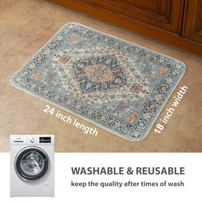 Washable Pee Pads for Dogs, Stylish, Non-Slip and Leak-Proof Pee Pads. Reusable Potty Pads for Dogs for Crates and Floors.(Beige/Multi, 18" x24" )