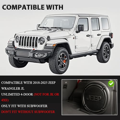 PIT66 Floor Mats Cargo Liners Compatible with 2018-2024 2025 Jeep Wrangler JL Unlimited 4 Door Only (Not Fit for JK/4XE) Heavy Duty TPE 1st and 2nd Row Car Mats alfombras para carro - size: Fit Jeep Wrangler JL 2018-2025 | 3PCS