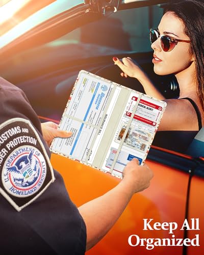 Slohif Car Registration and Insurance Holder - Mushroom Vehicle Glove Box Organizer Women with Magnetic Shut Leather Automobile License Holders Coasters Auto Accessories Case for Document - color: Bright Mushroom