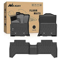 Nilight TPE Floor Mats for Toyota Tacoma Double Cab 2018 2019 2020 2021 2022 2023,All Weather Custom Fit Heavy Duty Floor Liners - size: 2018-2023 Toyota Tacoma|Double Cab