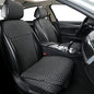 Breathable Car Seat Cover,Luxury Front Seat Cover,Durable and Non Slip,Polyester Silk Material, Universal Car Seat Cushion,Suitable for All Seasons,Airbag Compatible. (Black，2PCS) - color: Black-Front 2pcs