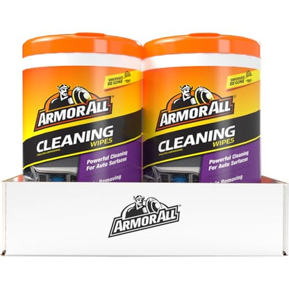 Armor All Car Cleaning Wipes 90-Count - Convenient Car Interior, Dashboard, Leather, Fabric & Vinyl Wipes, Gift for Car Lovers - size: 90 Count (Pack of 1)