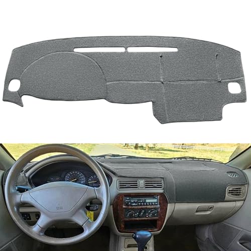 Dash Cover Mat Custom Fit for Mitsubishi Galant Dashboard Cover Pad Cap Carpet Protector F212 (Dark Gray) - color: Dark Gray