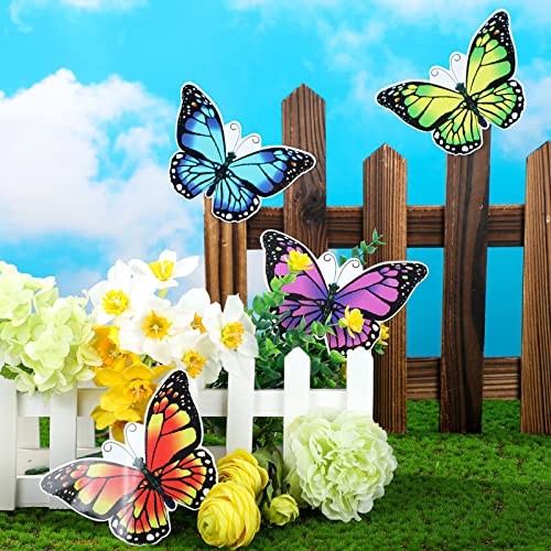 16 Pcs Butterfly Screen Door Magnets Double Sided Screen Door Magnets Stickers Decorative Magnetic Decor for Window Patio Sliding Doors Protector - style: Butterfly