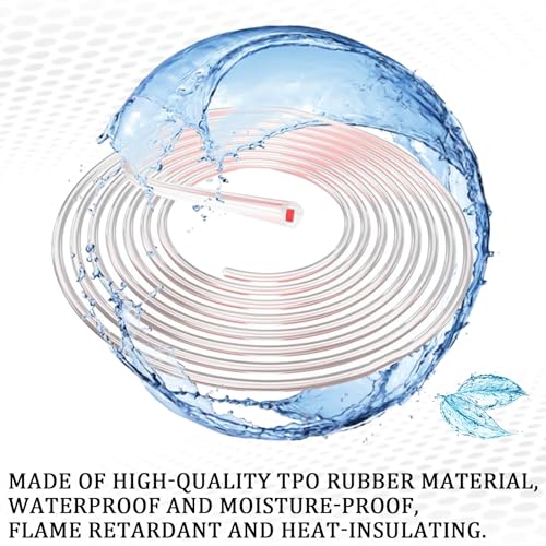 16Ft Car Door Edge Guard, Universal Car Door Protector, Upgraded Strong Adhesive Anti-Collision Strip, Scratch Resistant Automotive Door Ding Protector for SUV, Truck, Sedan