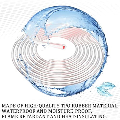 16Ft Car Door Edge Guard, Universal Car Door Protector, Upgraded Strong Adhesive Anti-Collision Strip, Scratch Resistant Automotive Door Ding Protector for SUV, Truck, Sedan