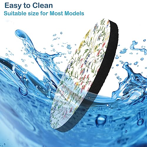 Car Cup Holder Coasters, 2 Pack – 2.75" Universal Auto Anti-Slip Insert Coaster, Rubber Car Coasters, Personalized Car Accessories for Women & Men (Wildflowers) - color: Wildflowers