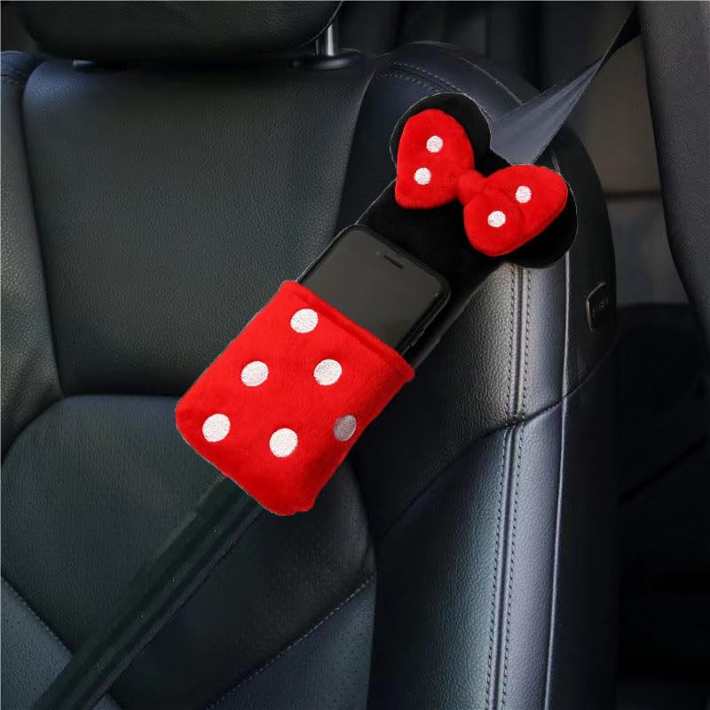 Seat Belt Cover Pad for Man, Cute Seatbelt Covers, Cute Cartoon Car Seat Belt Cover Pads, Car Seat Shoulder Strap Pads, Seatbelt Cushion, Car Seat Strap Covers for Boys Girls (MN) - color: MN