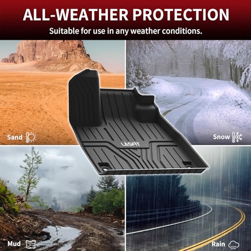 LASFIT Floor Mats for Honda Pilot 2023 2024 2025 2026 (7&8 Seats), All Weather Custom Fit TPE Odorless Anti-Slip Floor Liner 1st & 2nd & 3rd Row, Black - size: 7）For Honda Pilot | 2023-2026 | 1st & 2nd & 3rd