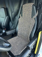 Extra Large Natural Wood Beaded Seat Cover Massaging Cooling Cushion for Truck, Trailer, Van - size: Truck (Semi, Trailer, Tractor, Work Truck)