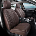 Coverado Front Seat Covers, Car Seat Covers Front Seats, Leather Seat Covers for Cars, Automotive Seat Covers Car Seat Protector Car Accessories Fit for Most Sedans SUV Pick-up Truck(Coffee)