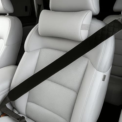 25.5 Inch Extra Long Car Seat Belt Covers, Soft and Comfortable Harness Pad for Adults and Kids, Long-lasting Fabric Material Easy to Install Universal Fit for Cars Trucks SUV (Black, 25.5in 1pack) - size: 25.5in, 1pc
