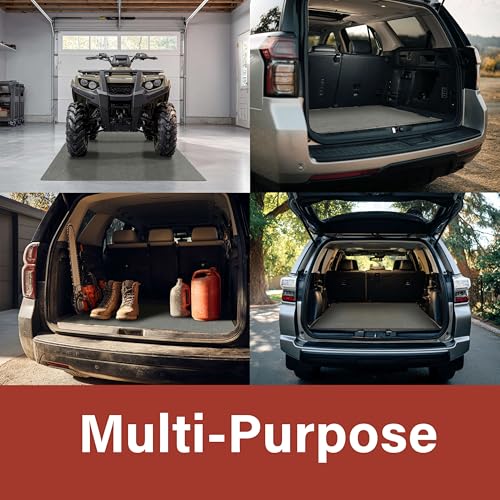 Mohawk Home Cargo Liner Moisture Barrier Mat Utility Solid Gray 5' X 6' 2" Other Perfect for Kitchen, Living Room, Kids Room, Dining Room, Hallway, Office, Garage, Entryway, Bathroom, Laundry Room - size: 5' X 6' 2"