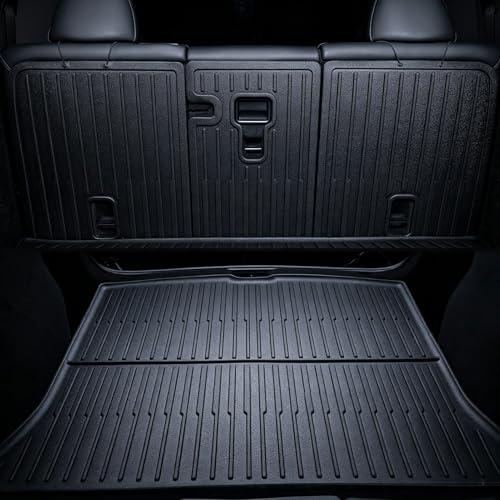 Floor Mats for 2019-2025 Toyota RAV4 (Include Hybrid), TPE All Weather Full Coverage Floor Liners & Trunk Mat & Backrest Mat for Toyota RAV4 Accessories - size: 2019-2025 Toyota RAV4 Full Mats