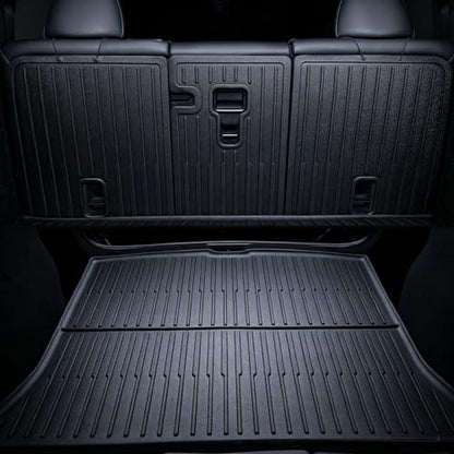 Floor Mats for 2021-2025 2026 Jeep Grand Cherokee L (Only for 7 Seats), 2 Row Bucket Seat TPE Floor Liners & Trunk Mat & 2nd and 3rd Backrest Mat for Grand Cherokee Accessories - size: 2021-2026 Jeep Grand Cherokee L Full Mats-7 Seats