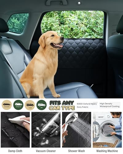 2PCS Car Door Protector for Dogs - Waterproof Pet Car Door Cover with Scratch Protection, Universal Fit for All Vehicles XL (XL) - size: XL