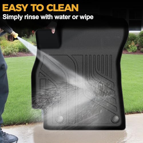 Floor Mats for Hyundai Elantra Gas 2021-2026, All Weather Floor Mats Trunk Cargo Liner and Door Sill Guards Accessories, Full Coverage Set (Not fit Hybrid Models) - size: For Hyundai Elantra | 2021-2026
