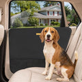 2 Packs Car Door Protector for Dogs, Waterproof Anti-Scratch Shield with Suction Cup (Black) (Black-A)