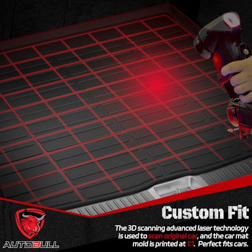 Cargo Liner Compatible with 2017-2024 Cadillac XT5 Cargo Mat，All Weather Protection Trunk Liner Rear Trunk mat，Black - style: 21)Cadillac XT5 2017-2024