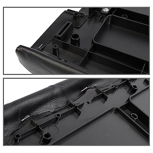 Center Console Lid Armrest Cover w/Latch Replacement Fit Chevy 2007-2013 Silverado Suburban Tahoe Avalanche/GMC Sierra Yukon Replaces 20864154