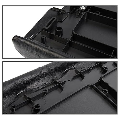 Center Console Lid Armrest Cover w/Latch Replacement Fit Chevy 2007-2013 Silverado Suburban Tahoe Avalanche/GMC Sierra Yukon Replaces 20864154