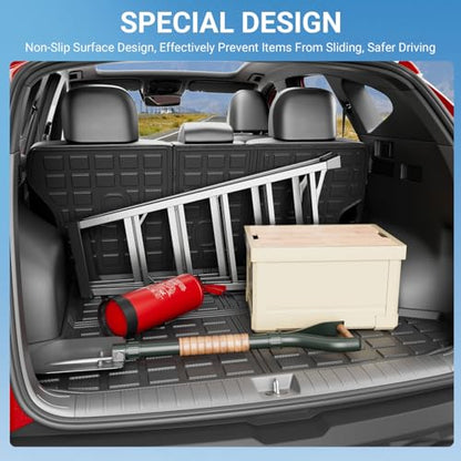 Cargo Liner Compatible with 2022-2026 Tucson Cargo Liner Backrest Mat TPE Back Seat Protector Replacement for 2022 2023 2024 2025 2026 Tucson Accessories (Rear Trunk Mat+Rear Backrest Mat) - color: Rear Trunk Mat+Rear Backrest Mat