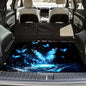 Universal Car Trunk Mat, All Weather Trunk Protection Cargo Liner, Stylish Vehicle Interior Accessories, Durable Cargo Mat Rear Trunk Line Suitable for Most Car (Blue Butterfly Print, 29" x 39") - color: Blue Butterfly Print