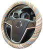 2016 Style Coarse Flax Cloth Automotive Steering Wheel Cover Anti Slip and Sweat Absorption Auto Car Wrap Cover (A) - color: A, size: 14.5 - 15 inches