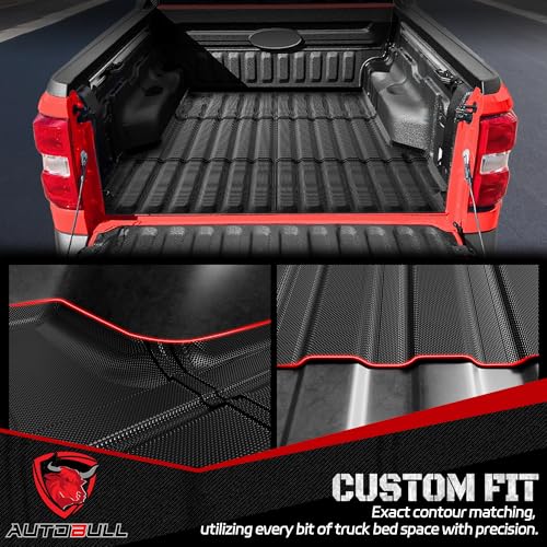 Truck Bed Mat Bed Liner Fit for 2022 2023 2024 2025 2026 Ford Maverick Hybrid & Gas Accessories(4.5FT, 54.4"), Not Fit Drop-in Liner - style: 6)2022-2025 |Ford Maverick Hybrid&Gas Bed Mat (4.5FT, 54.4" Bed)