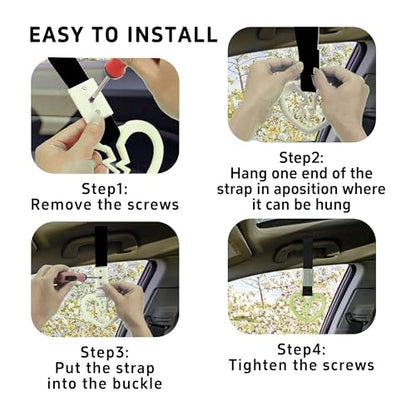 pson Broken Heart Car Handle Strap - color: Luminous