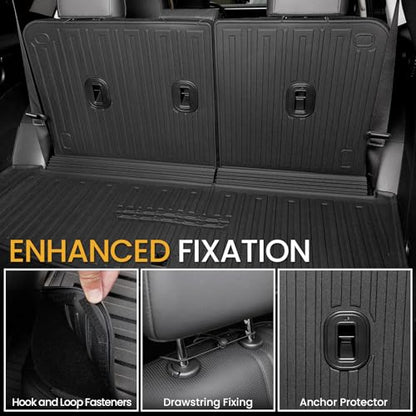 Floor Mats for Hyundai Palisade Gasoline 2026, All Weather Floor Mats Trunk Cargo Liner with Backrest Protectors Accessories, Full Coverage Set (Fit 7/8 Seats) - size: For Hyundai Palisade | 2026