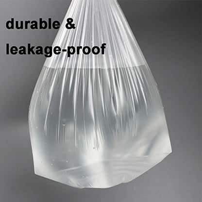 1.2 Gallon Small Trash Bags, 4.5 Liter Trash Can Liners Garbage Bags Wastebaskets Liners for Bathroom, 150 Counts Clear Bags - size: 150 Count (Pack of 1)