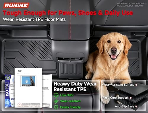 Floor Mats for Chevy Equinox 2025-2026/GMC Terrain (Not for EV),All Weather Protection Custom Floor Mats Trunk Cargo and Car Windshield Cover Set for Chevy Equinox Accessories - size: Chevy Equinox 2025-2026