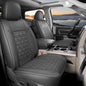 Coverado Dodge Ram Seat Cover Full Set, Waterproof Ram 1500 Seat Cover Compatible with 2002-2026 Dodge RAM 1500 2500 3500 Crew Quad Cab with Curved Bench, Dark Gray - color: Dark gray (curved back), size: FullSet (Curved Back)