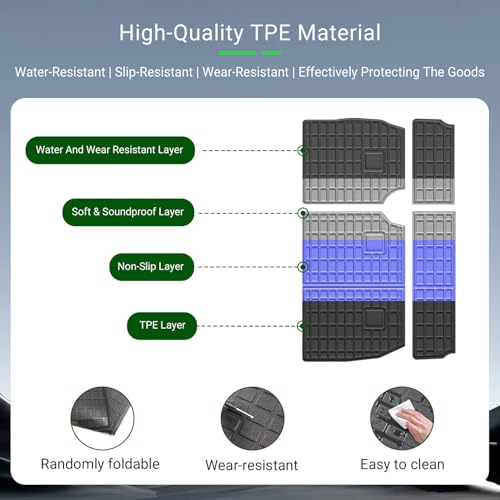 xipoqix Backrest Mats Compatible with 2011-2021 Jeep Grand Cherokee Back Seat Protector Cargo Mat TPE All Weather Replacement for 2011-2021 Jeep Grand Cherokee Accessories (Backrest Mats) - size: Compatible with Jeep Grand Cherokee | 2011-2021