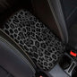 UNICEU Auto Center Console Armrest Pad Seat Box Cover Universal Fit Car Armrest Cover Cushion Mat for Vehicle, SUV, Truck Car Accessories,Black Gray Leopard - color: Black Leopard