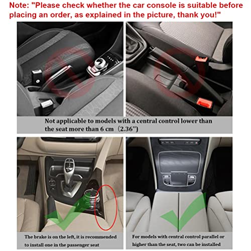 XUKEY Car Seat Gap Filler Organizer Multifunctional Car Side Seat Gap Filler Console Side Storage Box Holders for Sunglasses, Phone, Keys Car Accessories (2 Pack)