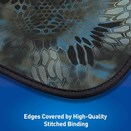 Coverking Universal Car Floor Mats Set of 2 (Front Driver and Passenger) Kryptek Neptune Camo - All-Weather Protection for Mud, Dirt, Rain, Spills, Non-Slip Backing, Fits Cars Trucks SUVs Jeeps - style: Kryptek Neptune