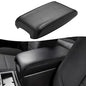 KBH Center Console Armrest Cover Replacement for Toyota Camry 2012 2013 2014 2015 2016 2017, Vinyl Leather, Car Arm Rest Lid Skin Upholstery, Black (Leather Part Only) - color: Black, size: Camry 2012-2017