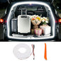 LED Trunk Light Strip Compatible with 2015-2025 Toyota Sienna, Easy to Install, Waterproof, Flexible Silicone recessed Trunk Light, White