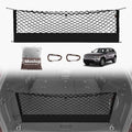 Truck Bed Cargo Net Trunk Netting Compatible with 2015-2021 Jeep Grand Cherokee (WK2 ONLY) Accessories, Pickup Cargo Organizer SUV Sedan Storage Net w/Heavy Duty Carabiners - style: 2015-2021 Grand Cherokee (WK2)