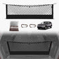 Truck Bed Cargo Net Trunk Netting Compatible with 2015-2021 Jeep Grand Cherokee (WK2 ONLY) Accessories, Pickup Cargo Organizer SUV Sedan Storage Net w/Heavy Duty Carabiners - style: 2015-2021 Grand Cherokee (WK2)