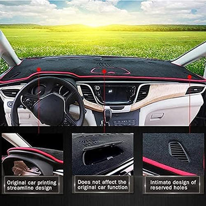 BIVVI Dashboard Cover,Fit for Honda Insight II 2009-2014 Sun Protection Non-Slip Pad Dashboard Decorative Interior Accessories