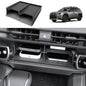 (2Pack) 2026 R AV4 Console Divider Tray and Wireless Mat, for Toyota R AV4 (LE/SE/XLE Premium/Woodland/XSE/Limited/GR Sport), Durable &Anti-Slip Console Tray Insert 2026 R AV4 Accessories - color: Black-bg
