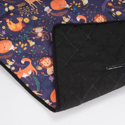 Waterproof Printed Seat Cover Compatible for WonderFold W4 Luxe/Elite,Handmade Double Sided Usable with Quilted Lining,Single 1 Pack Seat Cover