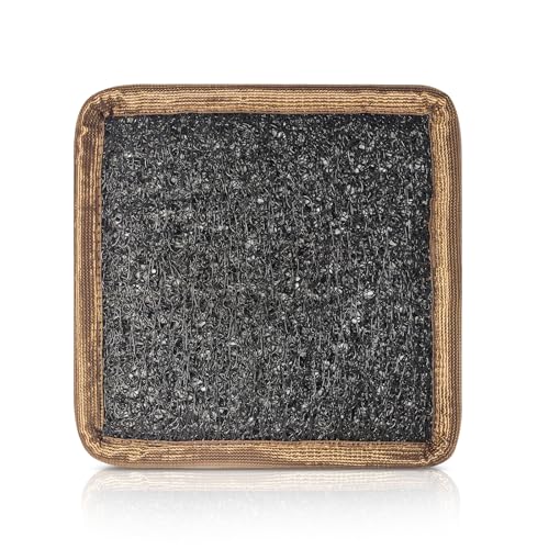 Air Fiber Seat Cushion for Office Chair, 0.7Inch Thin Car Seat Cushion for Driving, Breathable Square Chair Pad for Long Sitting Fatigue Relief, Fully Washable Desk Cushion for Gaming & Travel (Black)