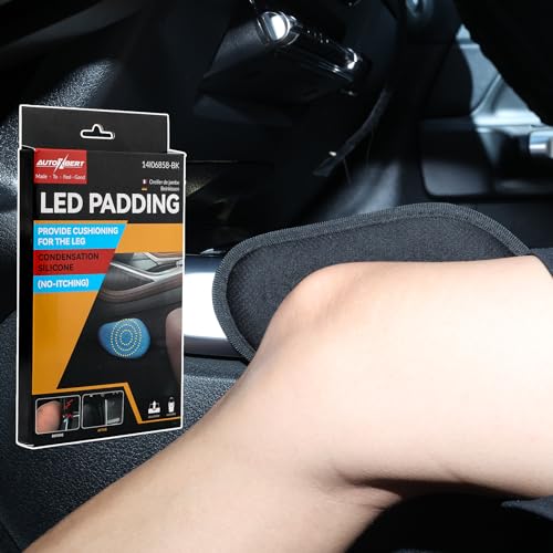 Car Knee Cushion Pads,Car Center Console Knee Leg Elbow Cushion Pad,Soft KneePads Accessories for Driver Side Pad KneePillow for Pain KneeRelief,Door Armrest Protective Pad Leather Armrest Pillow