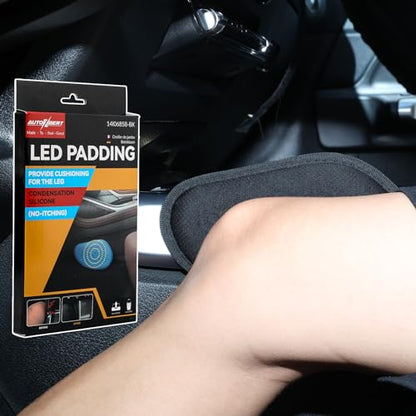 Car Knee Cushion Pads,Car Center Console Knee Leg Elbow Cushion Pad,Soft KneePads Accessories for Driver Side Pad KneePillow for Pain KneeRelief,Door Armrest Protective Pad Leather Armrest Pillow